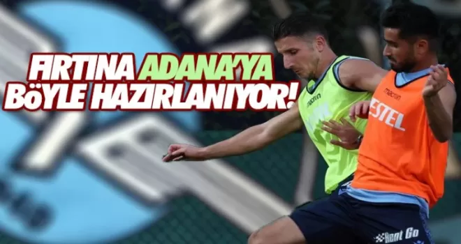 Trabzonspor Adana Demirspor'a böyle hazırlanıyor