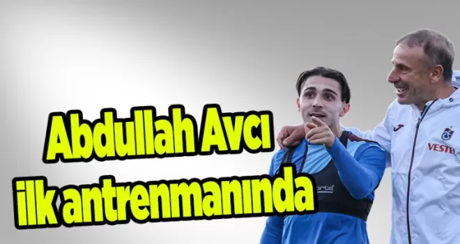 Trabzonspor, Alanyaspor’a hazırlanıyor! Abdullah Avcı ilk antrenmanında