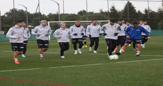 Trabzonspor, Basel maçının hazırlıklarını sürdürdü