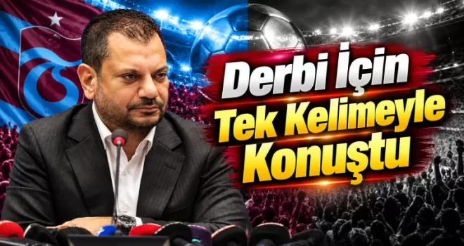 Trabzonspor Başkanı Ertuğrul Doğan Tek Kelimeyle Konuştu