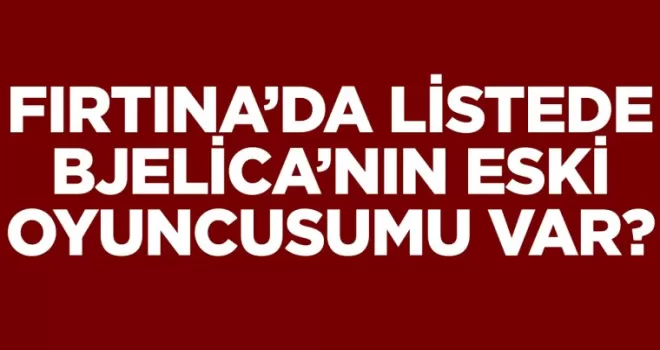 Trabzonspor Bjelica’nın eski öğrencisini mi istiyor?