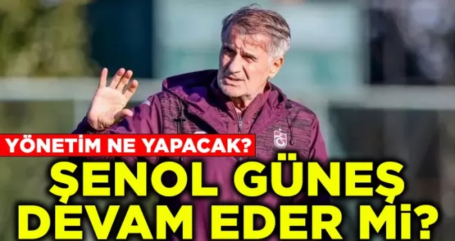 Trabzonspor Camiasında Şenol Güneş Dönemi Tartışma Konusu