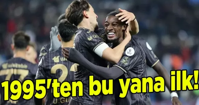 Trabzonspor’da 1995’ten bu yana ilk