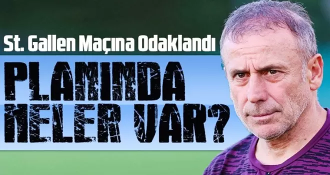 Trabzonspor’da Abdullah Avcı, St. Gallen Maçına Odaklandı: Tek Hedef Galibiyet