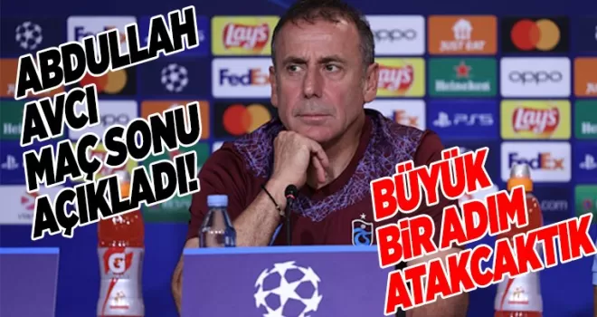 Trabzonspor’da Avcı maç sonu açıkladı! “Büyük bir adım atacaktık...“