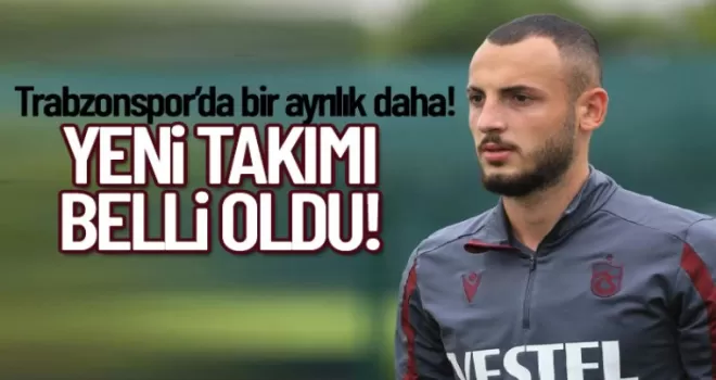 Trabzonspor'da bir ayrılık daha gerçekleşiyor!