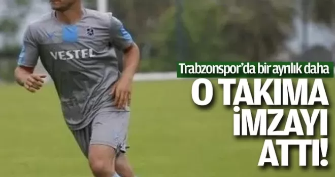 Trabzonspor'da bir ayrılık daha, imzayı attı