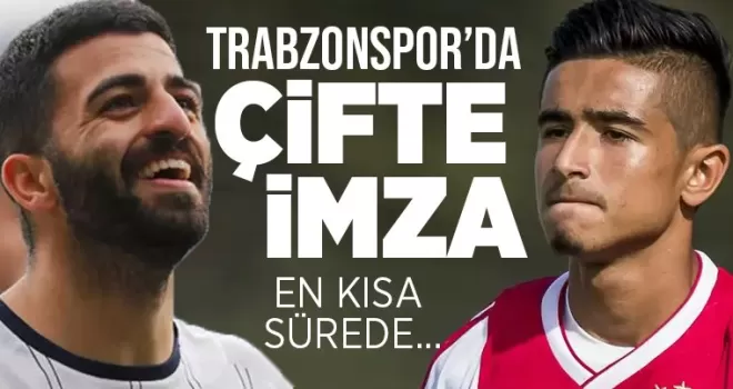 Trabzonspor'da çifte imza... Naci Ünüvar ve Umut Bozok!