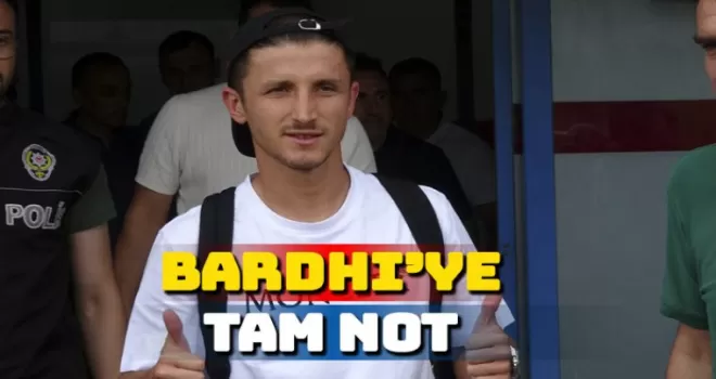 Trabzonspor'da Enis Bardhiye tam not