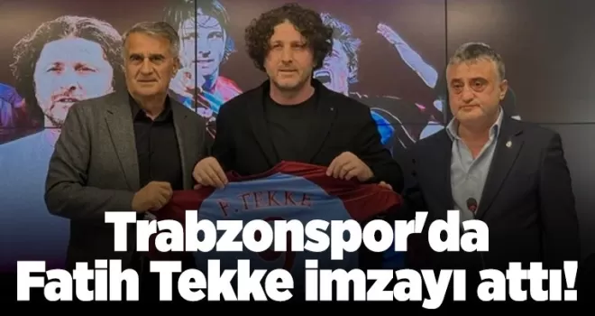 Trabzonspor’da Fatih Tekke imzayı attı! “Duymak istediklerinizi değil...“