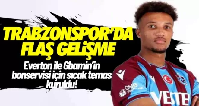 Trabzonspor'da flaş Gbamin gelişmesi