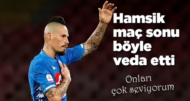 Trabzonspor’da Hamsik maç sonu böyle veda etti