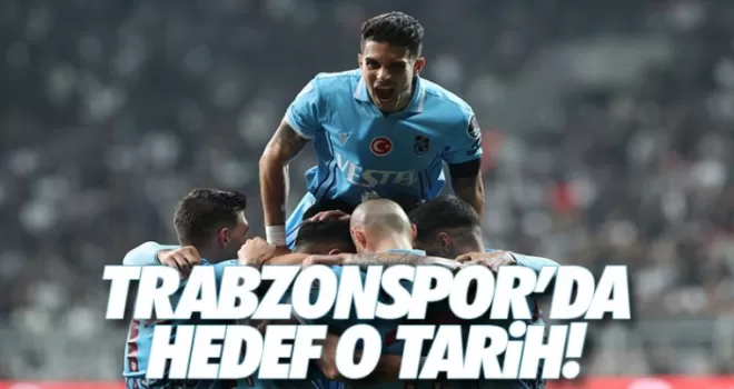 Trabzonspor'da hedef o tarih