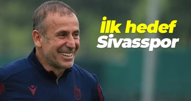 Trabzonspor'da ilk hedef Sivasspor