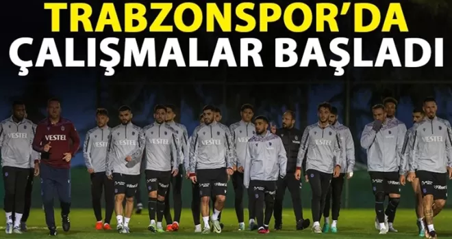 Trabzonspor’da Konyaspor maçı hazırlıklarımız başladı