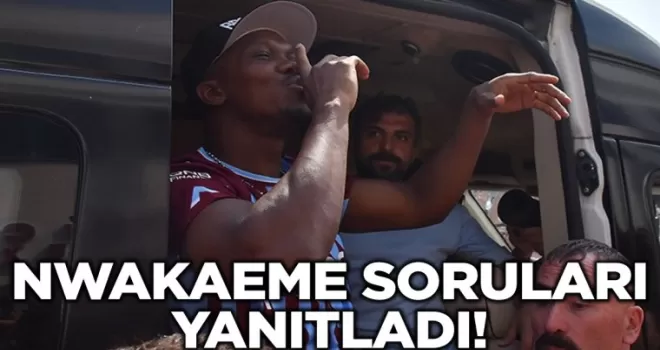 Trabzonspor’da Nwakaeme açıklamalarda bulundu.