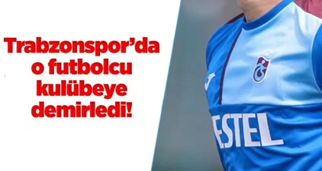 Trabzonspor’da o futbolcu kulübeye demirledi! Yalnızca 1 maçta…