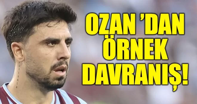 Trabzonspor’da Ozan Tufan ve Cihan Çanak’tan Örnek Davranış!
