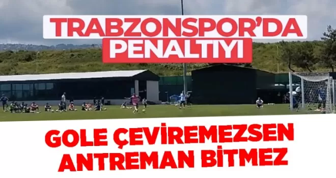 Trabzonspor’da penaltıyı gole çeviremeden, gidemediler!