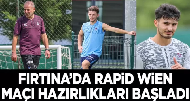 Trabzonspor’da Rapid Wien maçı hazırlıkları başladı