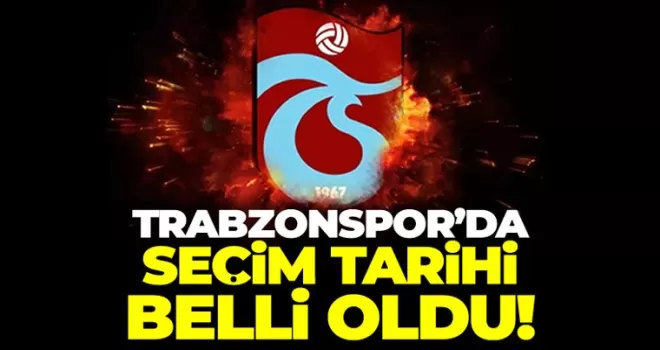 Trabzonspor'da seçim tarihi belli oldu!