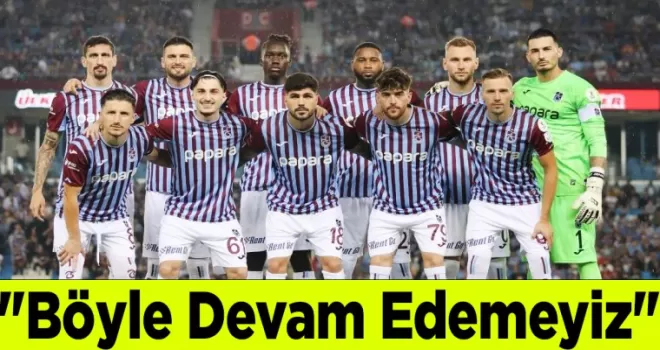 Trabzonspor’da Şenol Güneş’ten Takıma Sert Uyarılar: “Böyle Devam Edemeyiz“
