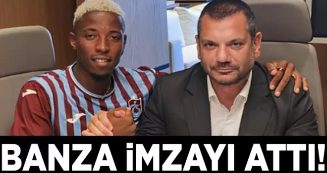 Trabzonspor’da Simon Banza imzayı attı!