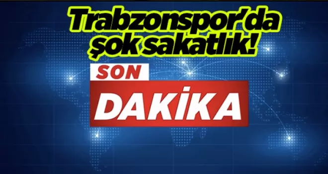 Trabzonspor’da şok sakatlık! Yıldız isim devam edemedi