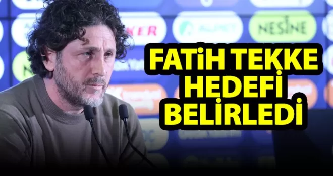 Trabzonspor’da Tekke’nin aklı fikri kupada!