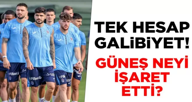 Trabzonspor’da tüm hesaplar galibiyet üzerine kuruldu