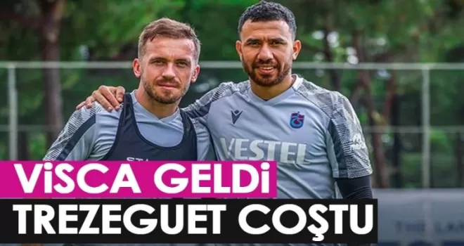Trabzonspor'da Visca geldi Trezeguet coştu