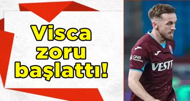 Trabzonspor’da Visca zoru başlattı