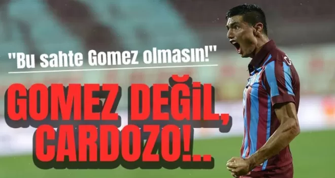 Trabzonspor’daki Gomez sahte mi?