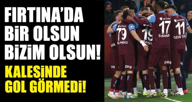 Trabzonspor’dan 4 Maçlık Yenilmezlik Serisi! Kalesinde Gol Görmedi