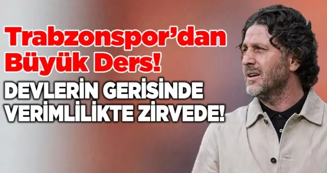 Trabzonspor’dan Büyük Ders!