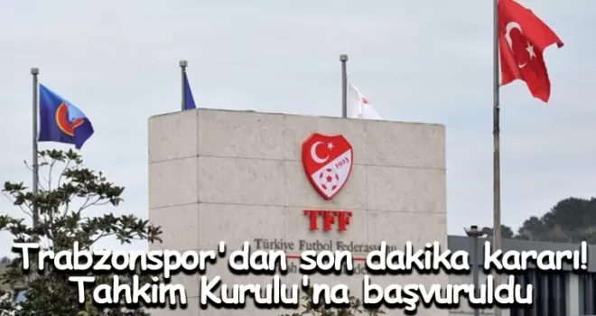 Trabzonspor’dan son dakika kararı! Tahkim Kurulu’na başvuruldu