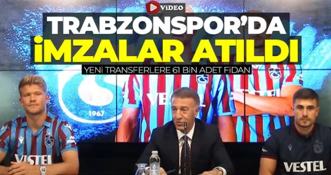 Trabzonspor Dorukhan ve Cornelius ile sözleşme imzaladı