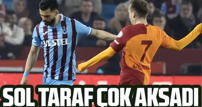 Trabzonspor, Eksik Kadroyla Galatasaray Maçında Taktik Savaş Verdi