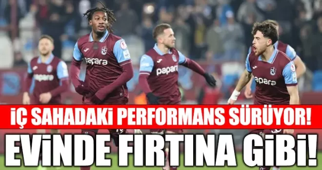 Trabzonspor Evinde Fırtına Gibi! 