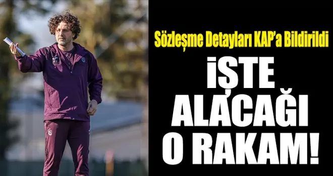 Trabzonspor, Fatih Tekke ile 4.5 Yıllık Anlaşmayı KAP’a Bildirdi!