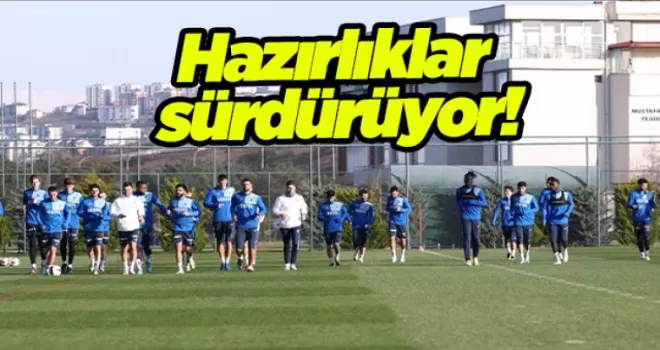 Trabzonspor Fenerbahçe maçı hazırlıklarını sürdürüyor!