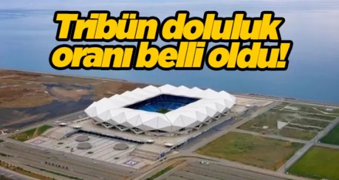 Trabzonspor Fenerbahçe maçı tribün doluluk oranı belli oldu!