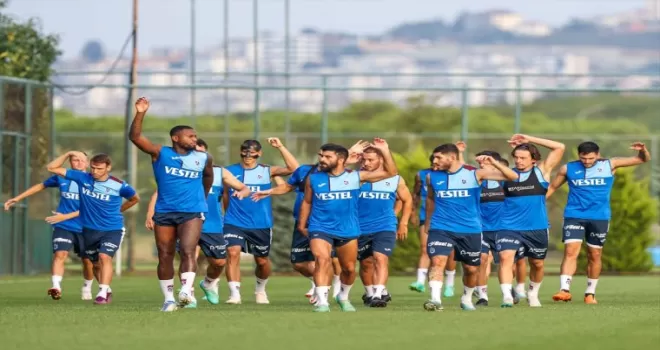 Trabzonspor, Galatasaray maçı hazırlıklarına devam etti