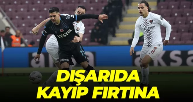 Trabzonspor Hatay'da kaybetti!