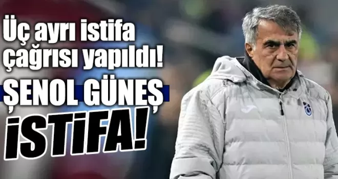 Trabzonspor, Hatayspor Maçında Şenol Güneş’e Üç Ayrı İstifa Çağrısı yapıldı!