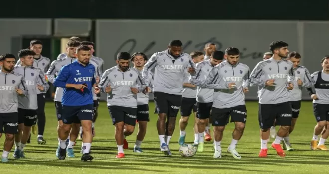 Trabzonspor, hazırlıklarını sürdürdü