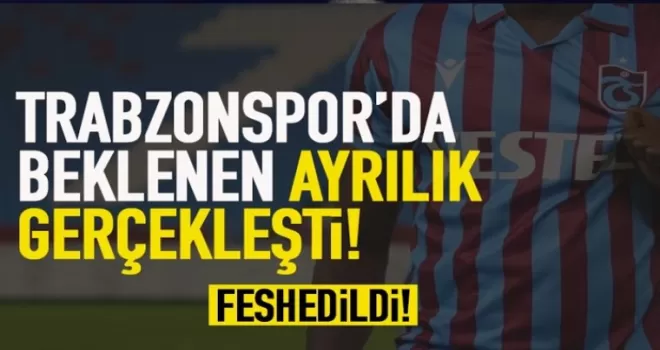 Trabzonspor Kouassi ile sözleşmesini feshetti... 
