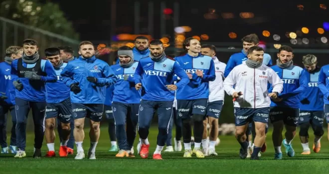 Trabzonspor, MKE Ankaragücü maçı hazırlıklarını sürdürdü