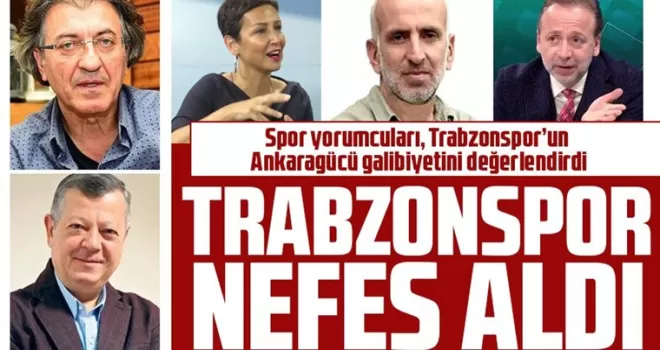 Trabzonspor nefes aldı