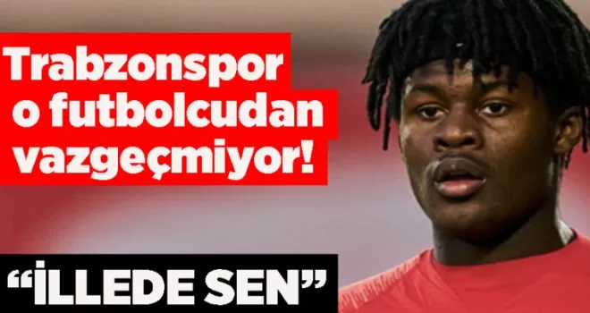 Trabzonspor o futbolcudan vazgeçmiyor! “Yeniden harekete geçildi“